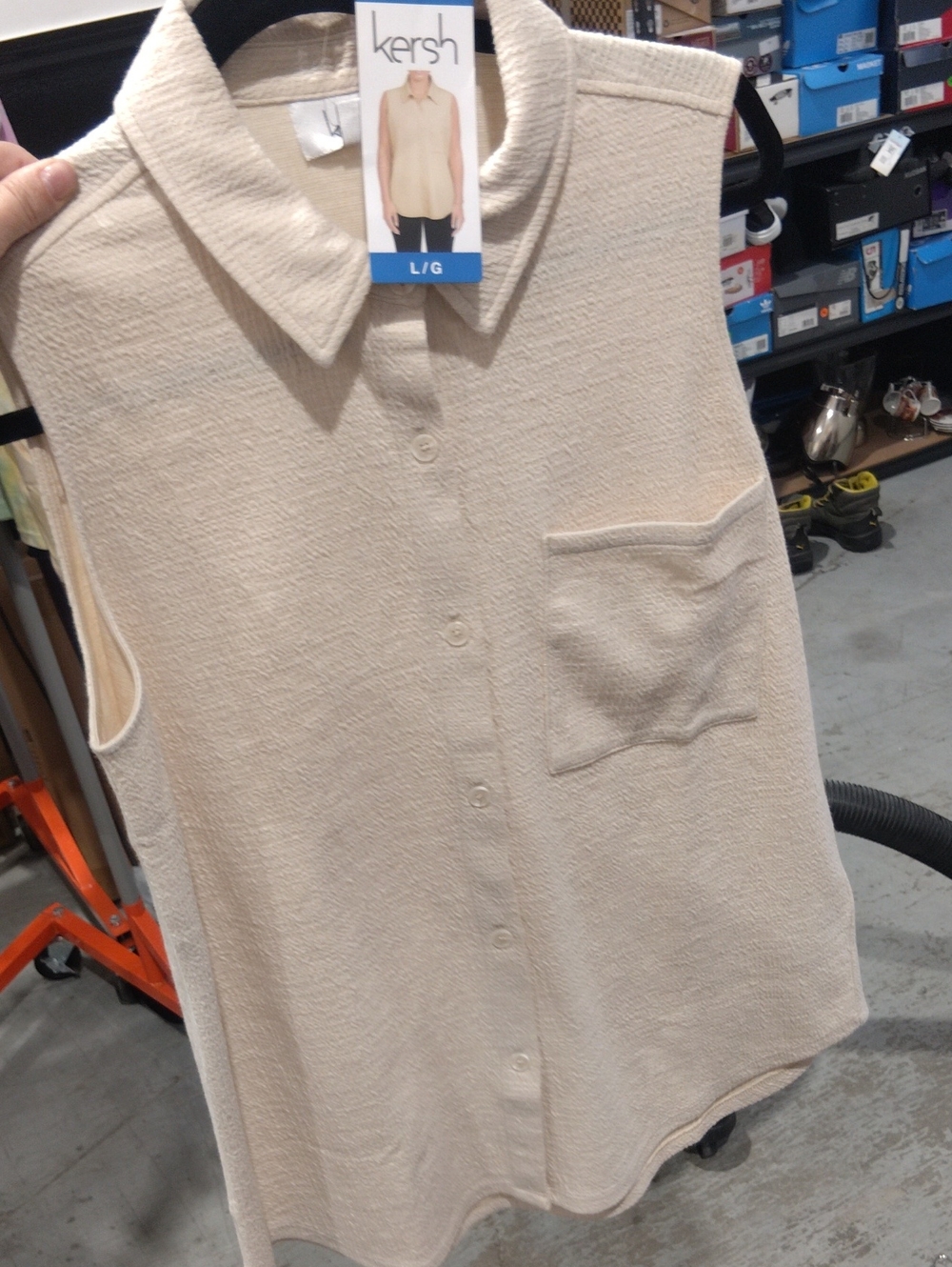 Kirsch beige Sleeveless Shirt